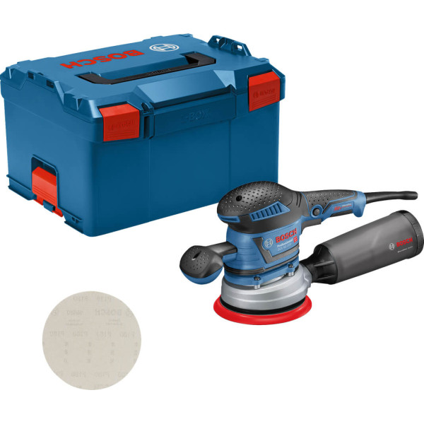 Шліфмашина ексцентрикова Bosch Professional GEX GEX 40-150 400В 150мм 5500-12000об/хв 2.4кг (0.601.37B.201)