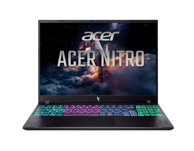Ноутбук Acer Nitro V 16 ANV16-I31 16" WUXGA IPS, Intel 7-240H, 16GB, F512GB, NVD5060-8, Lin, чорний (NH.U5CEU.00A)