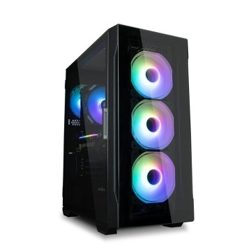 Корпус Zalman I3 Neo TG без БЖ, 1xUSB3.0, 2xUSB2.0, 4x120мм ARGB, VGA 355мм, LCS ready, TG Side/Front Panel, ATX, чорний (I3NEOTGBLACK)