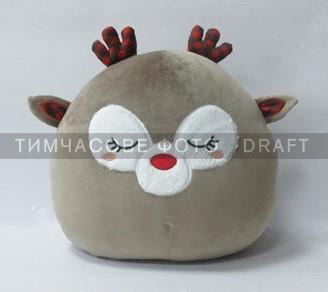 Подушка декор. ARDESTO Christmas Deer 35см, 97% поліестер, 3% спандекс, cірий (ART1032MD)