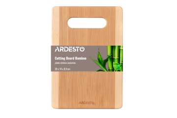 Дошка кухонна Ardesto Midori, 20х14х0.9см, бамбук (AR1420BM)
