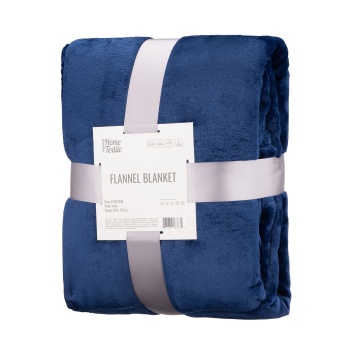 Плед ARDESTO Flannel, 200x220см, 100% поліестер, синій (ART0214SB)