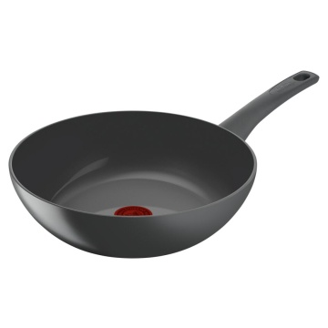 Сковорода ВОК Tefal Renewal, 28см, алюміній, бпкеліт, сірий (C4261943)