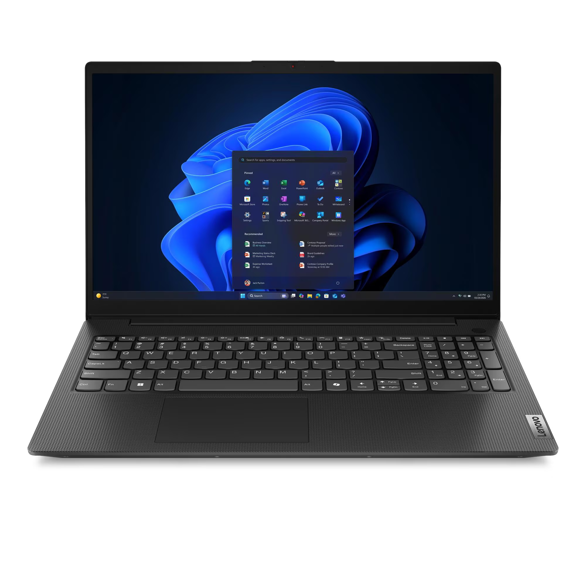 Ноутбук Lenovo V15-G7 15.6" FHD IPS AG, Intel 3-304, 16GB, F512GB, UMA, DOS, чорний (83VF00DCRA)