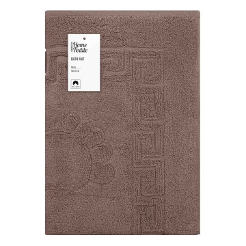 Килимок для ніг махровий Ardesto Home 50х70см, 100% бавовна, бежевий (ART2557BE)