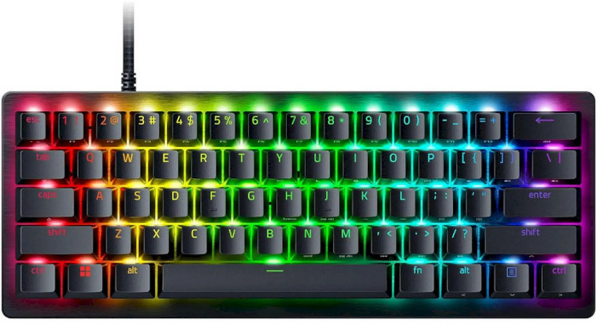 Клавіатура Razer Huntsman V3 Pro Mini 61key Analog Optical Switches USB-A EN, RGB, чорний (RZ03-04990100-R3M1)