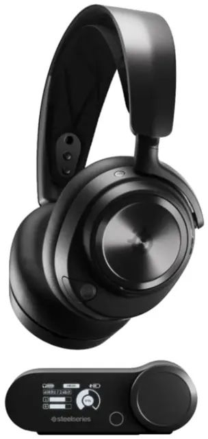 Гарнітура SteelSeries Nova Pro Wireless X, BT/WL, чорний (61521_SS)