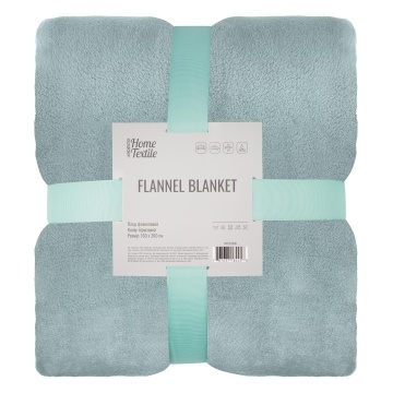 Плед ARDESTO Flannel 160х200см, 100% поліестер, бірюзовий (ART0229SB)