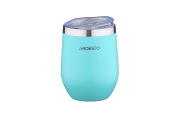 Термокухоль ARDESTO Compact Mug, 350мл, нержавіюча сталь, блакитний (AR2635MMS)