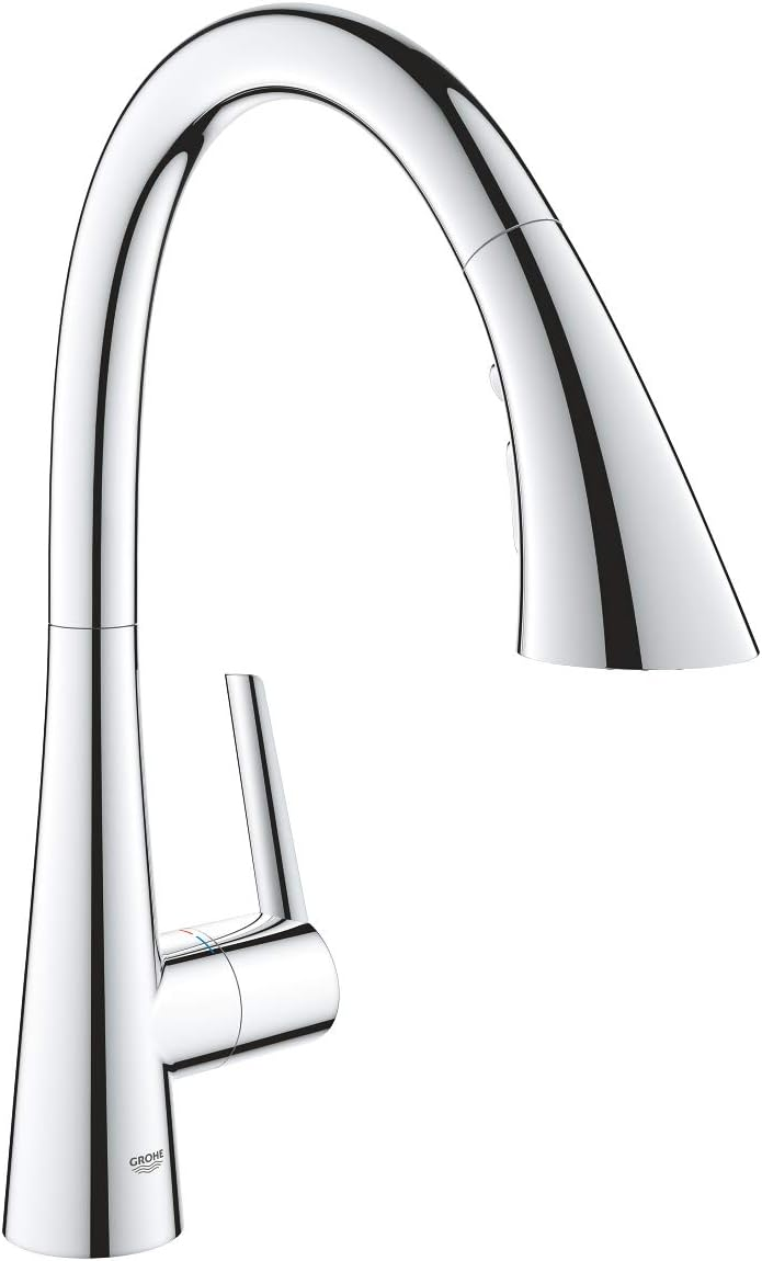 Змішувач для кухні Grohe Zedra, довж.виливу - 231мм, поворотний/витяжний, 1важіль, хром (32294002)