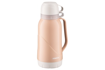 Термос ARDESTO Gemini Gourmet, 1800мл, пластик, боросилікатне скло, рожевий світлий (AR2618BGG)