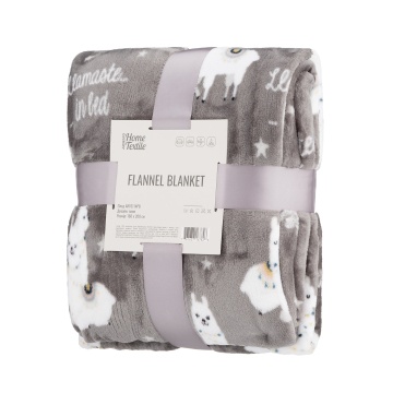 Плед ARDESTO Flannel, 160х200см, 100% поліестер, лами (ART0114PB)
