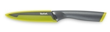 Кухонний ніж універсальний Tefal Fresh Kitchen, 12см, з чохлом, нержавіюча сталь, пластик, сірий (K1220704)