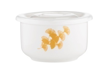 Салатник з кришкою ARDESTO Sunny day, 10см, порцеляна, білий (AR3492)