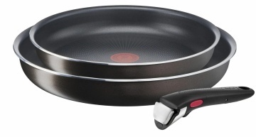 Набір посуду Tefal Ingenio XL Intense, змінна ручка, 3предмети, алюміній, бакеліт, коричневий (L1509273)