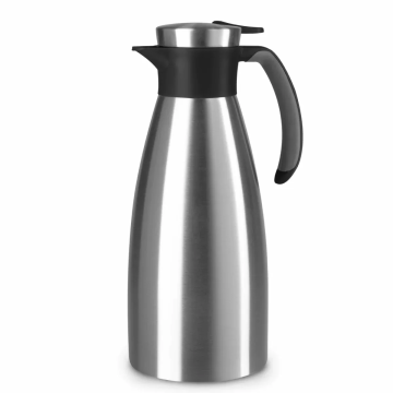 Термоглечик Tefal Soft Grip, 1.5л, нежавіюча сталь, пластик, чорний (K3043214)