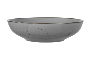 Тарілка супова ARDESTO Bagheria Grey, 20см, кераміка, сірий (AR2920GREY)