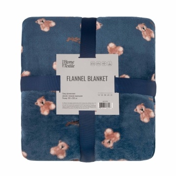 Плед ARDESTO Flannel 160х200см, 100% поліестер, плюшеві ведмедики (ART0131PB)