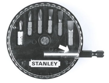 Набір біт Stanley, з магнітним утримувачем, 1/4", 7шт (1-68-735)
