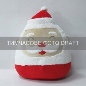 Подушка декор. ARDESTO Christmas Santa 35см, 97% поліестер, 3% спандекс, червоний (ART1032MS)