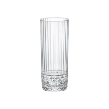 Набір склянок високих Bormioli Rocco America'20s Long Drink, 400мл, h158мм, 6шт, скло, прозорий (122143BAU021990)