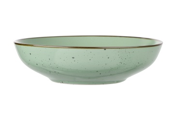Тарілка супова ARDESTO Bagheria Pastel green, 20см, кераміка, зелений (AR2920GGC)