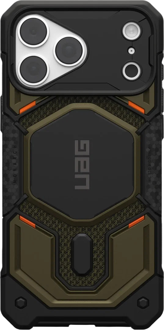 Чохол UAG для iPhone 18 Pro Max, Monarch Pro Magsafe, Kevlar Element Green (11456811397B)