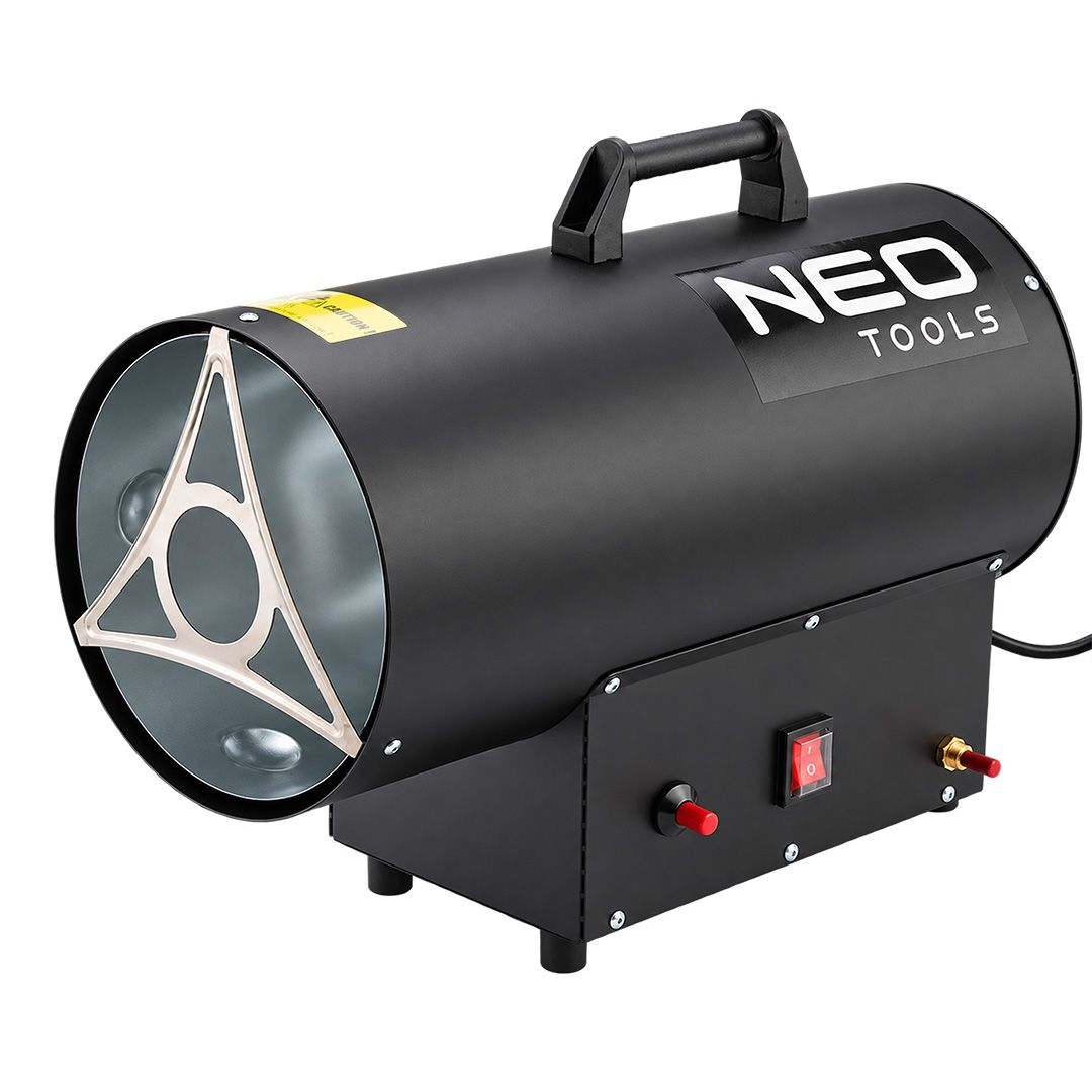 Теплова гармата газова Neo Tools, 30кВт, 220м2, 650м3/год, чорний, 6.6кг (90-084-01)