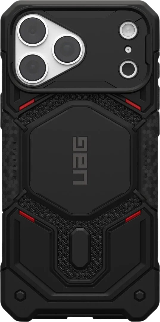 Чохол UAG для iPhone 18 Pro Max, Monarch Pro Magsafe, Kevlar Black (114568113940)