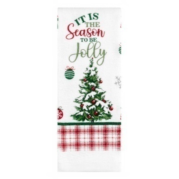 Набір рушничків для кухні ARDESTO Christmas Tree 38х63см, 2шт, 100% бавовна, зелений (ART3863HT)
