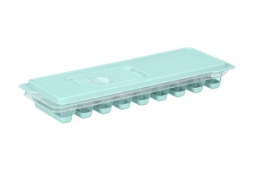 Форма для льоду з кришкою ARDESTO Fresh Stick, 27х9.5х3.8см, силікон, пластик, блакитний (AR1102TP)