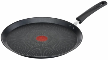 Сковорода для млинців Tefal Unlimited, 25см, алюміній, чорний (G2553872)