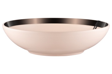 Тарілка супова ARDESTO Liguria Cream, 20см, кераміка, кремовий (AR2920LCC)