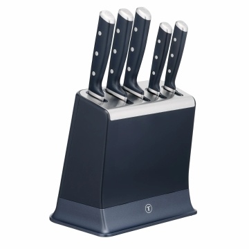 Набір ножів Tefal Ever Sharp Pro, 6 предметів, нержавіюча сталь, бакеліт, чорний (K297S644)