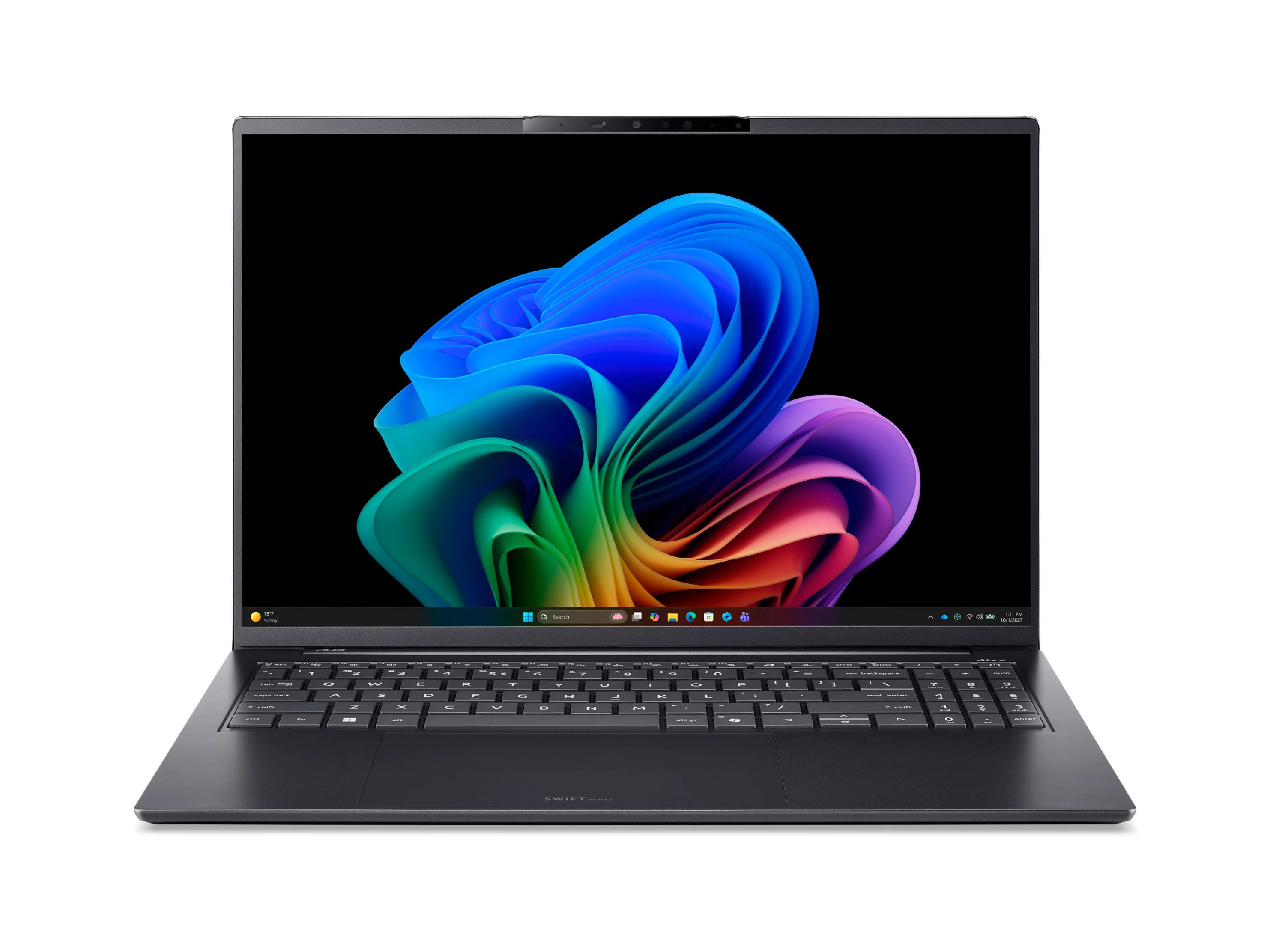 Ноутбук Acer Swift Go 16 AI SFG16-I71 16" WUXGA OLED, Intel U9-386H, 16GB, F512GB, UMA, Win11, сірий (NX.JWNEU.003)