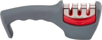 Точилка для ножів Tefal Fresh Kitchen, нержавіюча сталь, пластик, сірий (K2090514)