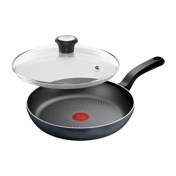Сковорода з кришкою Tefal So' Light, 26см, алюміній, бакеліт, скло, чорний (H0560542_SET)
