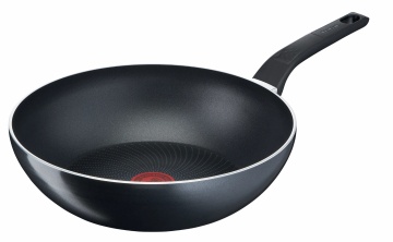 Сковорода ВОК Tefal Start&Cook, 28см, алюміній, бакеліт, чорний (C2721953)