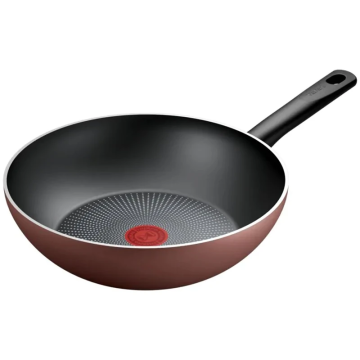 Сковорода ВОК Tefal Resource, 28см, алюміній, бакеліт, коричневий (C2951953)