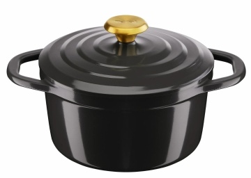 Каструля Tefal Air, з кришкою, 3.1л, алюміній, чорний (E2554404)