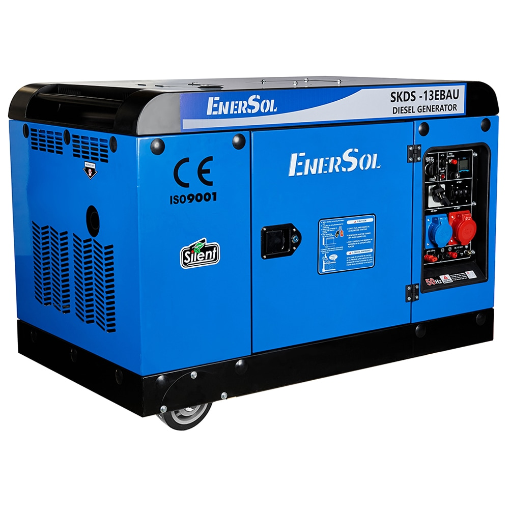 Генератор дизельний EnerSol 230/400В 12/13кВт електростартер 280кг (SKDS-13EBAU)
