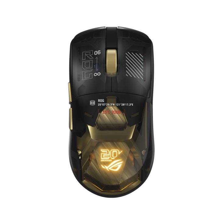 Миша ASUS ROG Harpe II Extreme, USB-A/WL/BT, Edition 20 (90MP04Q0-BMUA00)