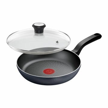 Сковорода з кришкою Tefal So' Light, 24см, алюміній, бакеліт, скло, чорний (H0560442_SET)