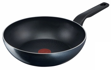 Сковорода ВОК Tefal Generous Cook, 28см, алюміній, бакеліт, чорний (C2771953)