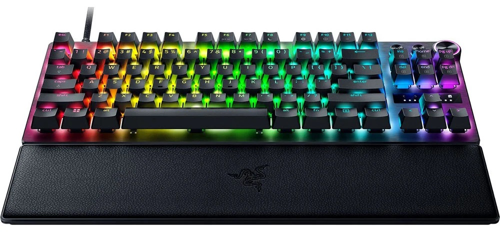 Клавіатура Razer Huntsman V3 Pro TKL RGB 84key Analog Optical Switches USB-A EN, чорний (RZ03-04980100-R3M1)
