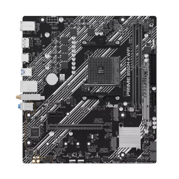Материнcька плата ASUS PRIME B550M-K WIFI sAM4 B550 4xDDR4 M.2 HDMI DVI D-Sub Wi-Fi BT mATX (90MB1R80-M0EAY0)