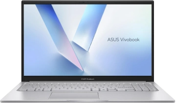 Ноутбук ASUS Vivobook 15 X1504MA-BQ105 15.6" FHD IPS, Intel 3 304, 16GB, F512GB, UMA, noOS, Сріблястий (90NB17I2-M005D0)