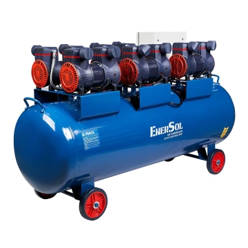 Компресор повітряний EnerSol безолійний 400В 8.4кВт, 300л, 1650л/хв, 8бар, 126кг (ES-AC1650-300-10OF)