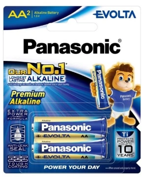 Батарейка Panasonic Evolta лужна AA блістер, 2 шт. (LR6EG/2B)