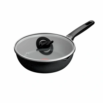 Мультисковорода Tefal Expertise, з кришкою, 24см, алюміній, бакеліт, скло, чорний (G3218402)
